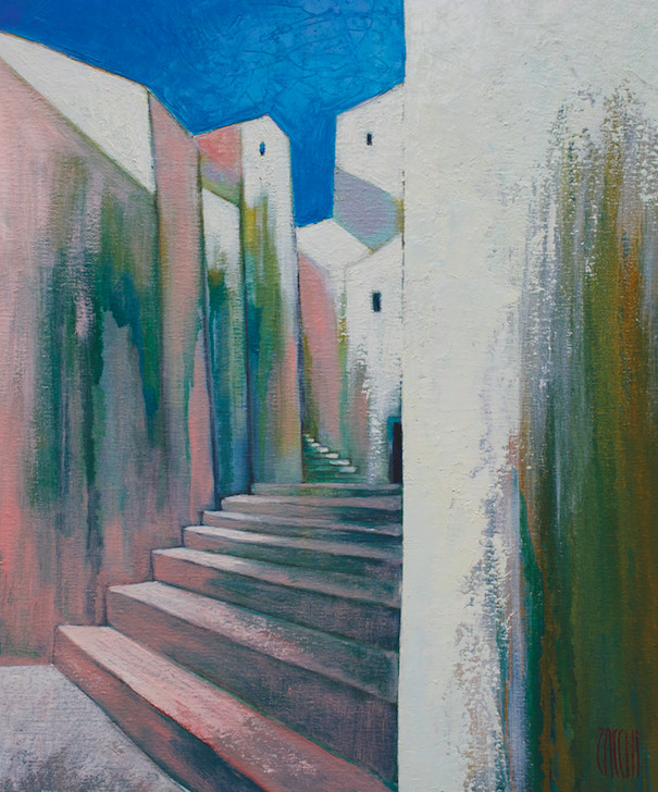 Bastia : Les peintures de Jean-Marie Zacchi illuminent les locaux de Vision Futura