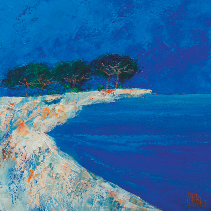 Bastia : Les peintures de Jean-Marie Zacchi illuminent les locaux de Vision Futura