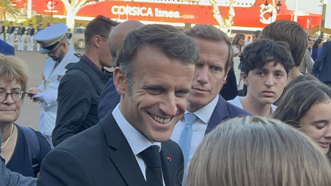 Emmanuel Macron à Bastia Emmanuel Macron à Bastia