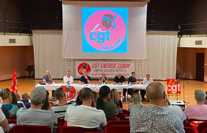 Michel Fazzini, nouveau secrétaire général de la CGT Energie Corse Michel Fazzini, nouveau secrétaire général de la CGT Energie Corse