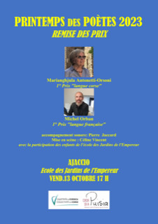 Ajaccio : Les deux prix annuels de A Casa di a Puisia décernés