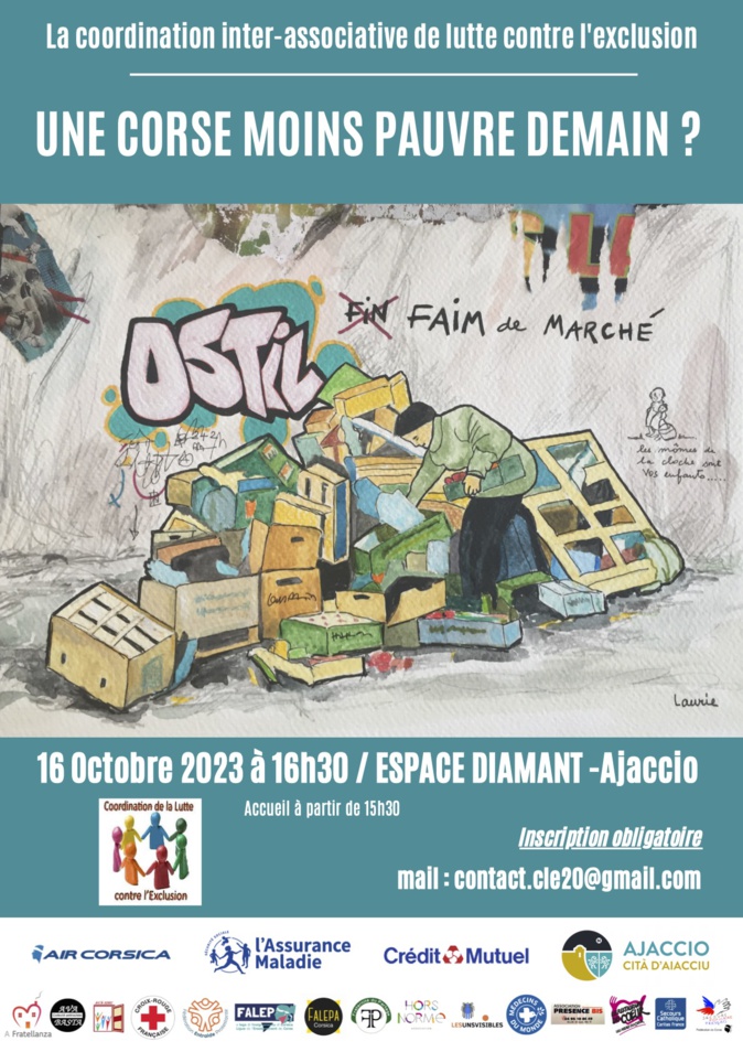 À Ajaccio, la CLE organise un colloque pour proposer des solutions concrètes contre la pauvreté À Ajaccio, la CLE organise un colloque pour proposer des solutions concrètes contre la pauvreté