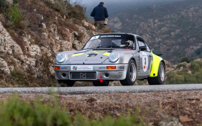 Romain Dumas/Denis Giraudet (Porsche 911).. Crédit photo Tour de Corse Historique