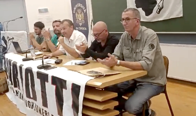 Patriotti : rassemblement à huis clos à Corte