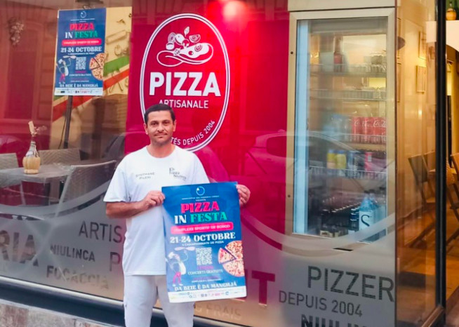 Stéphane Pileri, organisateur de Pizza in festa à Borgo