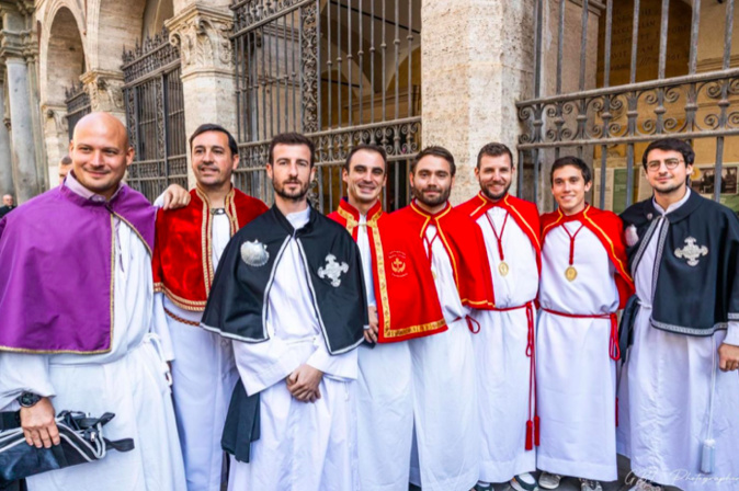 I giovani cunfratelli corsi prisenti in Roma I giovani cunfratelli corsi prisenti in Roma
