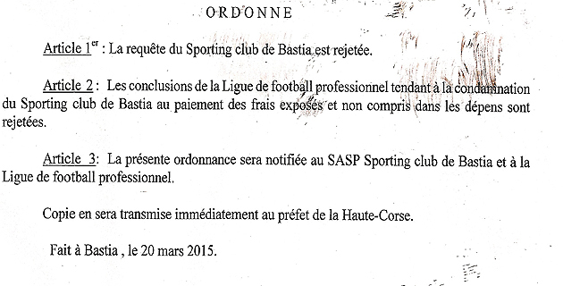 Sporting-Guingamp se jouera à Istres : Le référé-suspension du club rejeté