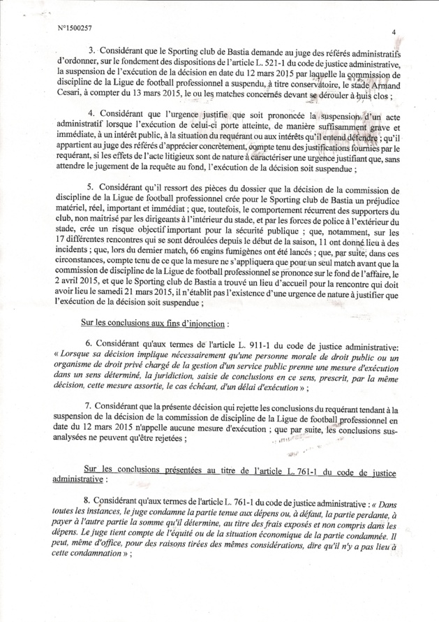 Sporting-Guingamp se jouera à Istres : Le référé-suspension du club rejeté Sporting-Guingamp se jouera à Istres : Le référé-suspension du club rejeté