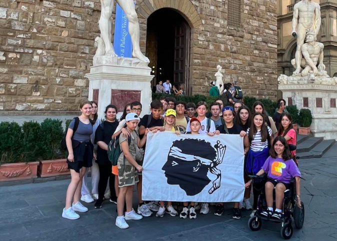 La classe à Florence. Document CNI La classe à Florence. Document CNI