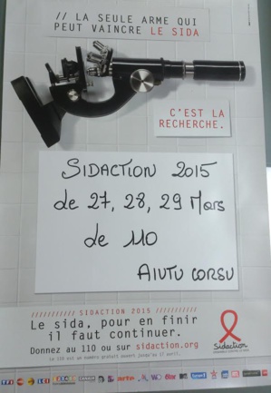 Sidaction 2015 : Aiutu corsu se mobilise Sidaction 2015 : Aiutu corsu se mobilise