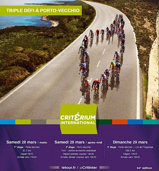 Porto-Vecchio et le critérium international : Ce qu'il faut savoir Porto-Vecchio et le critérium international : Ce qu'il faut savoir
