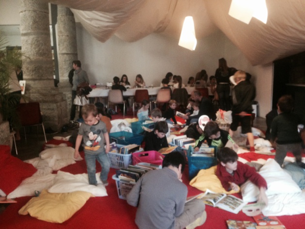 Comme chaque année, un espace est consacré aux enfants Comme chaque année, un espace est consacré aux enfants