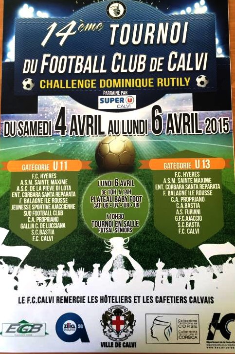 14ème tournoi de football du FC Calvi-Challenge Dominique Rutily 