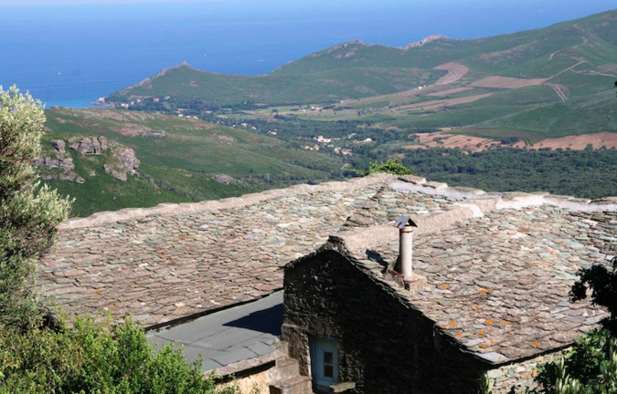 Vue depuis Lapedina suprana. Août 2010. Photo D.A. Vue depuis Lapedina suprana. Août 2010. Photo D.A.