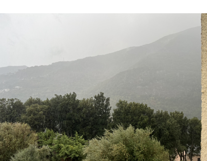 La météo du jour en Corse