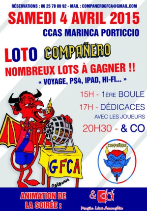 Companèro du GFCA : Loto à Porticcio avec les joueurs Companèro du GFCA : Loto à Porticcio avec les joueurs