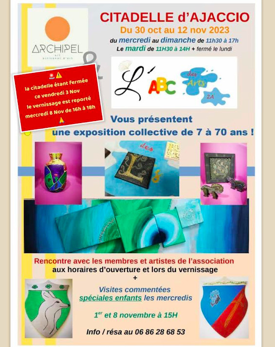 ABC des Arts 2A : La "créativité sans limites" s'expose à la Citadelle d'Ajaccio