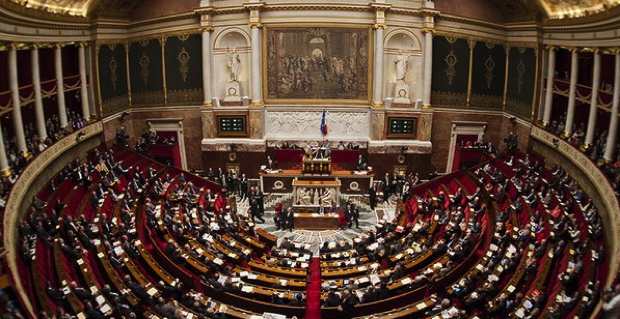 L'hémicycle de l'Assemblée nationale