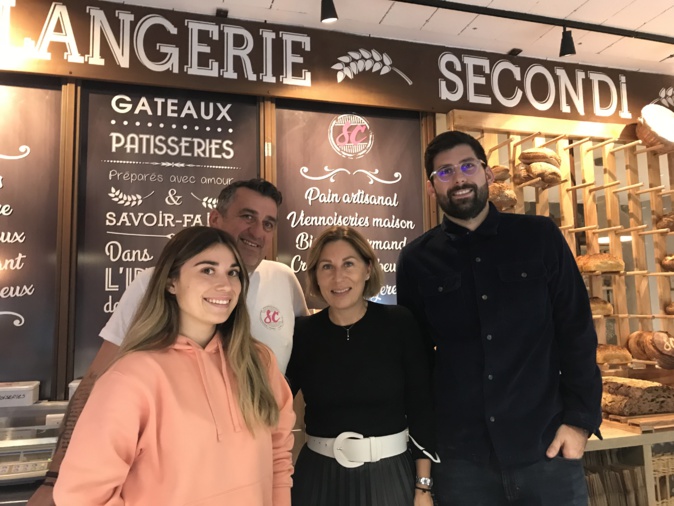 Ornella, Christophe, Christelle et Anthony Secondi sont de retour aux fourneaux, dans le leur boulangerie de Lecci.