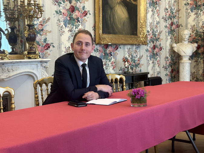 Xavier Czerwinski a officiellement pris ses fonctions de secrétaire général de la préfecture de Corse-du-Sud ce matin. (Photo : Angelina Rosano)