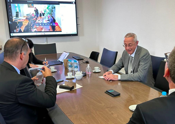 Le maire a rencontré le président de l'exécutif. Crédit photo Gilles Simeoni Le maire a rencontré le président de l'exécutif. Crédit photo Gilles Simeoni