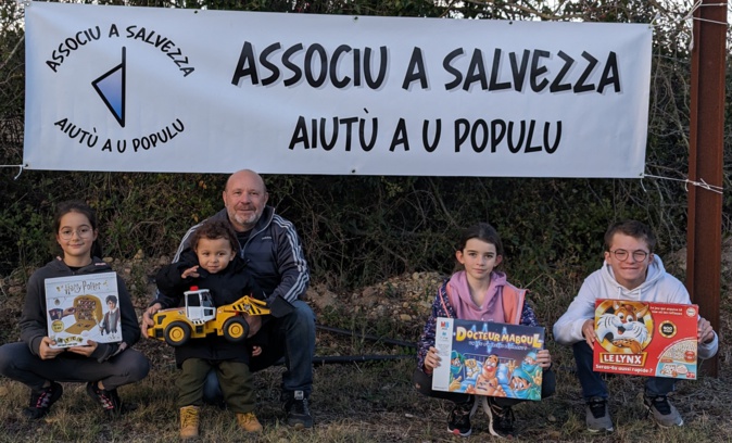 Parmi les nombreuses actions de Michel Baltolu et son association A Salvezza, l'aide aux enfants malades, handicapés, défavorisés.