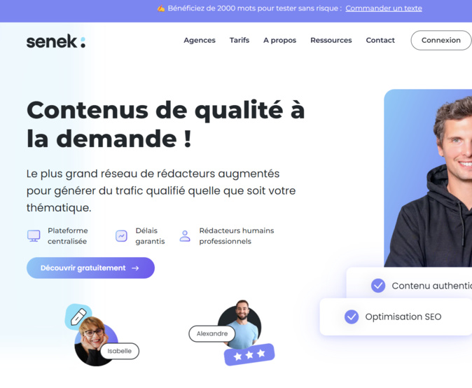 Senek : la plateforme qui révolutionne la rédaction web