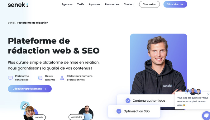Senek : la plateforme qui révolutionne la rédaction web Senek : la plateforme qui révolutionne la rédaction web