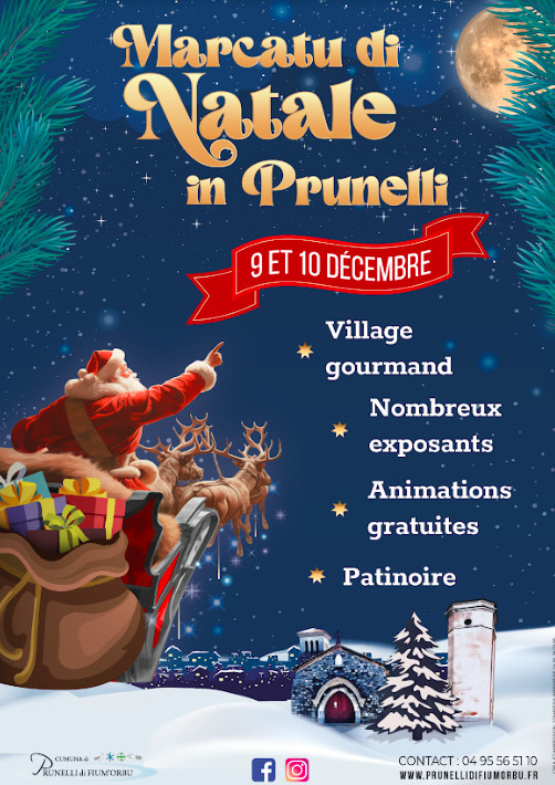 Natale in Prunelli : La magie de Noël s'installe sur la Piazza di a Nazione