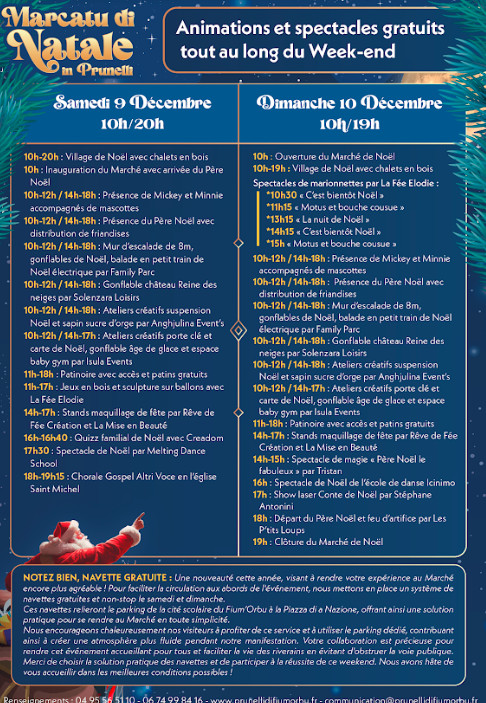 Natale in Prunelli : La magie de Noël s'installe sur la Piazza di a Nazione