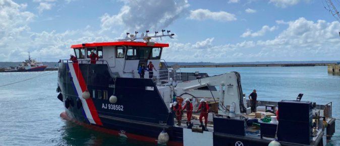 Le BC Corse, nouveau baliseur. ( Crédit photo : Merré) Le BC Corse, nouveau baliseur. ( Crédit photo : Merré)