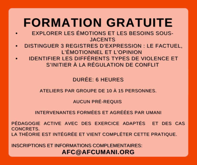 Corti et Aiacciu : Une formation gratuite sur le thème de la "Sensibilisation à la Régulation des Conflits"