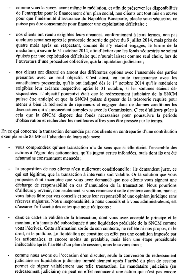 SNCM : Rien ne va plus entre actionnaires et administrateurs judiciaires