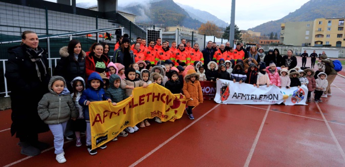 Corte : Les élèves des Purette associés à la Sécurité Civile pour le Téléthon Corte : Les élèves des Purette associés à la Sécurité Civile pour le Téléthon