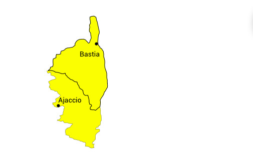 La Corse placée en vigilance jaune vent ce mercredi