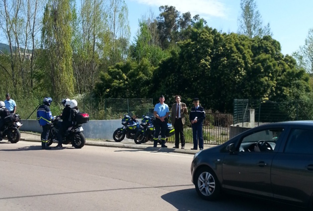 Opération de contrôle des deux-roues motorisés en Corse-du-Sud Opération de contrôle des deux-roues motorisés en Corse-du-Sud
