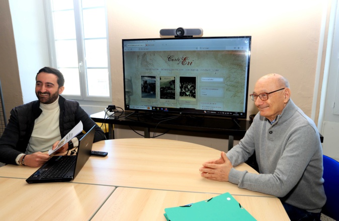 Antoine Feracci (à droite) avec Marc-Antoine Campana Antoine Feracci (à droite) avec Marc-Antoine Campana