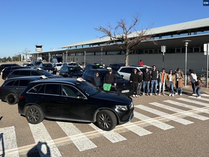 Des navettes à 10€ entre  l’aéroport de Calvi et le bassin de vie de Lisula : les inquiétudes des taxis