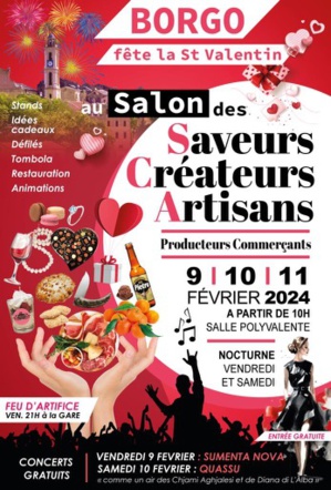 Borgo célèbre l'amour et l'artisanat avec le 1er Salon des saveurs, des créateurs et des artisans 