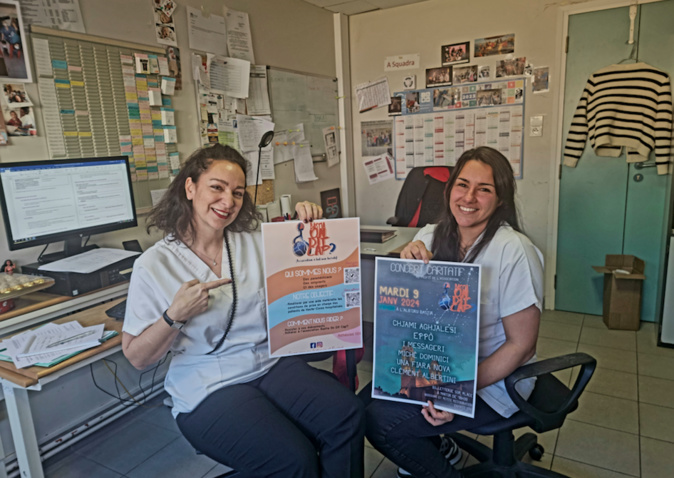 Émilie Salducci, secrétaire et Marjorie Giambernardi, présidente de "Bastia On dit cap?" Émilie Salducci, secrétaire et Marjorie Giambernardi, présidente de "Bastia On dit cap?"