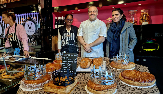 Marc Ventura et une partie de son équipe qui revendiquent un savoir-faire artisanal et des produits de qualité.