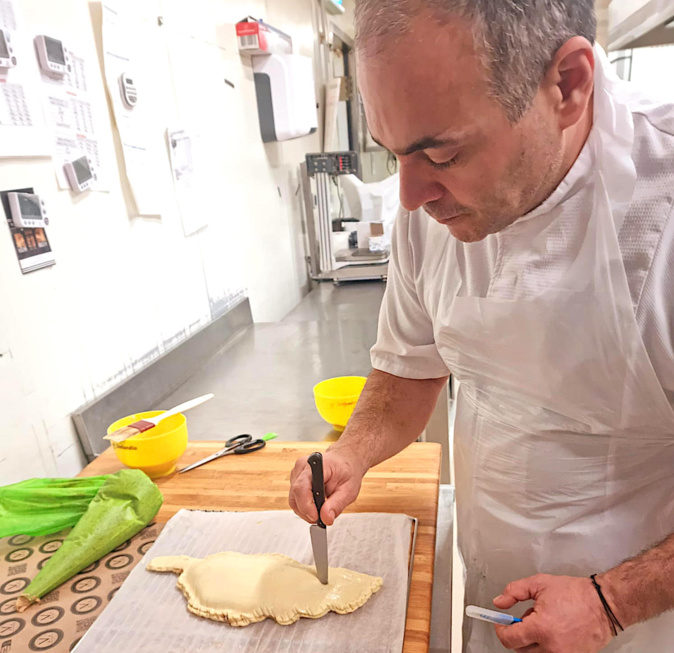 C'est en 2022 que Marc Ventura a créé la galette Nustrale. Une déclinaison de la galette classique qui remporte un joli succès.