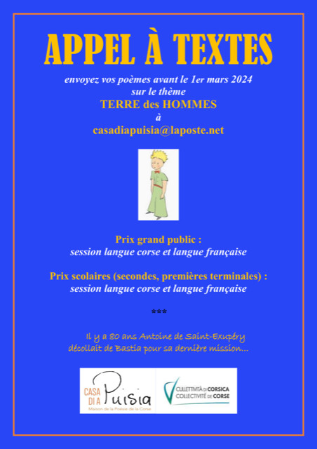 Printemps des Poètes 2024 : L’hommage de « A Casa di a puisia » à Antoine de Saint-Exupéry