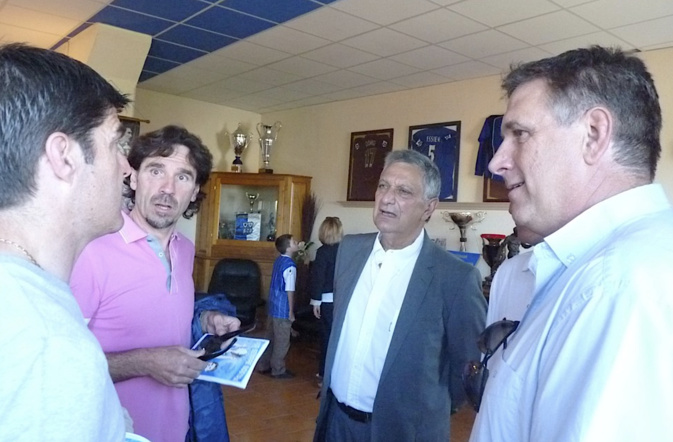 Michel Sorbara en compagnie de Louis Marcialis, Pascal Mariini et Thierry Gudimard (@CNI) Michel Sorbara en compagnie de Louis Marcialis, Pascal Mariini et Thierry Gudimard (@CNI)