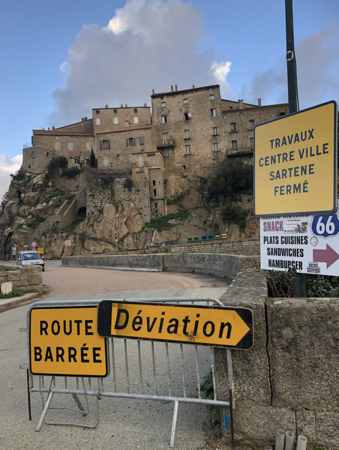 Sartène : la future piétonnisation du centre-ville fait polémique Sartène : la future piétonnisation du centre-ville fait polémique