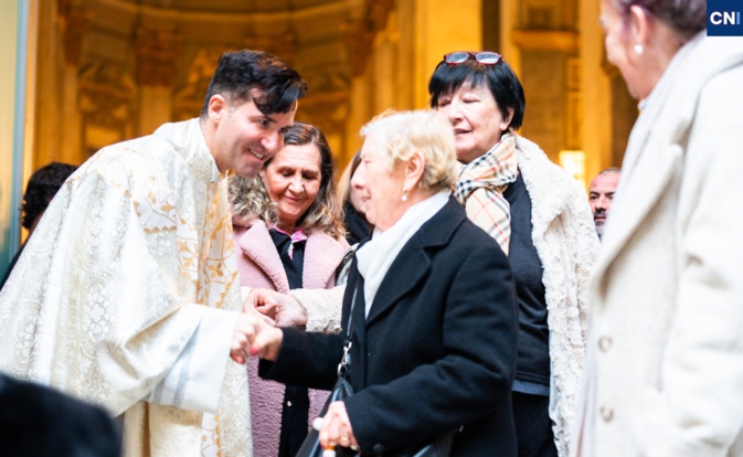 EN IMAGES - L'abbé Olivier Culioli installé officiellement à Bastia