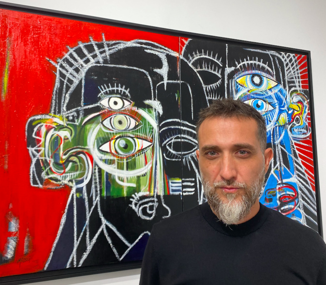 Biguglia : Les oeuvres du peintre bastiais Mike Rossi à découvrir au showroom de Delta Bois