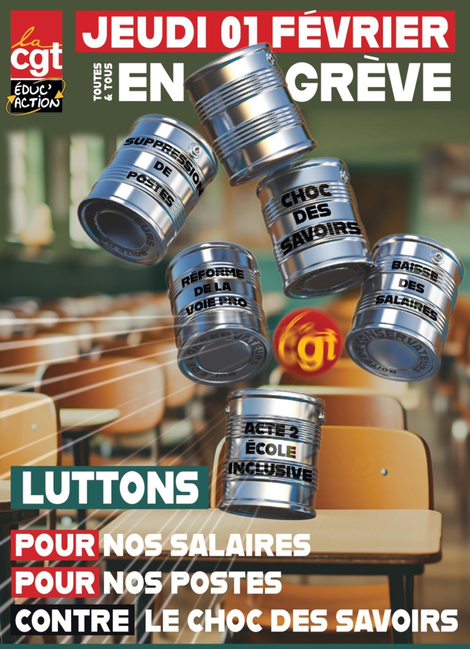 En Corse, une journée d'action syndicale dans l'Education nationale le 1er février En Corse, une journée d'action syndicale dans l'Education nationale le 1er février