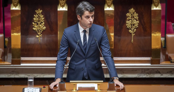 Gabriel Attal. Capture d’écran Gabriel Attal. Capture d’écran