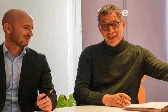 Pierre Savelli, président des Missions locales a signé l'accord-cadre © LH Pierre Savelli, président des Missions locales a signé l'accord-cadre © LH